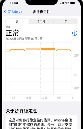 盈江iPhone手机维修如何在iPhone开启'步行稳定性通知'