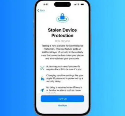 盈江苹果授权维修店分享被盗设备保护功能开启方法 