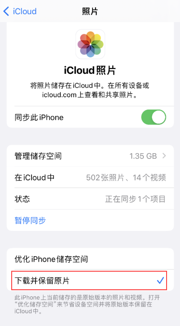 盈江苹果手机维修分享iPhone 无法加载高质量照片怎么办 