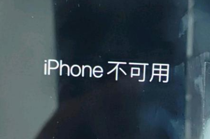 盈江苹果服务网点分享锁屏界面显示“iPhone 不可用”如何解决 